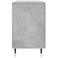 Dressoir 100x36x60 cm bewerkt hout betongrijs - thumbnail