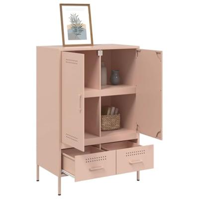 Hoge kast 68x39x101,5 cm koudgewalst staal roze Hoge kast 68x39x101,5 cm koudgewalst staal roze