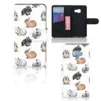 Telefoonhoesje | Met pasjeshouder | voor Samsung Galaxy A3 2017 Konijntjes - thumbnail