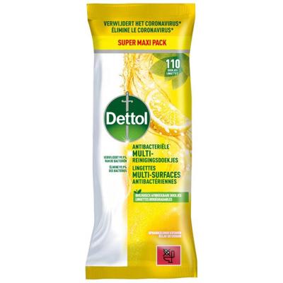 Dettol Power & Fresh Multi-Reinigingsdoekjes Citrus Maxi Dettol Power & Fresh Multi-Reinigingsdoekjes Citrus Maxi