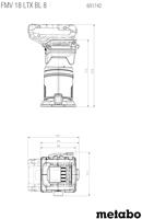 Metabo FMV 18 LTX BL 8 601742840 Accukantfreesmachine - thumbnail