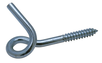 Waelbers Krulhaak houtdraad 8.85X120, blauw verzinkt (GV) (10 x 2 st) - OND1605.05