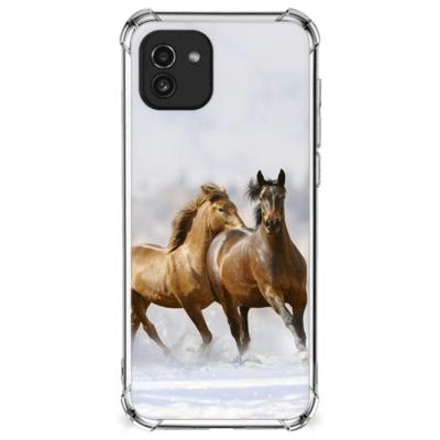 Samsung Galaxy A03 Case Anti-shock Paarden Samsung Galaxy A03 Case Anti-shock Paarden