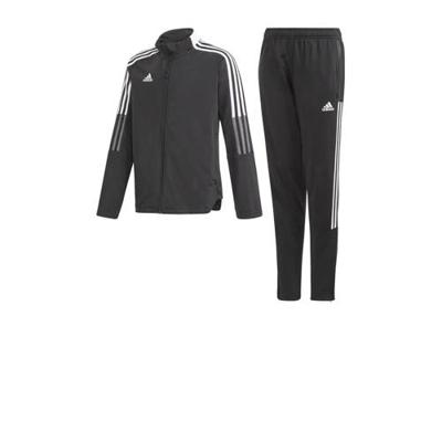 adidas Performance Junior Tiro trainingspak zwart adidas Performance Junior Tiro trainingspak zwart
