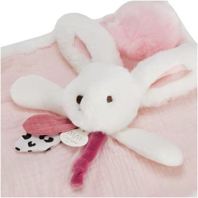 Happy knuffel luierstof 25cm - DOUDOU ET COMPAGNIE rozen