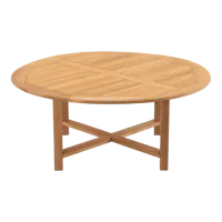 Tafel teak ø180x75cm - thumbnail
