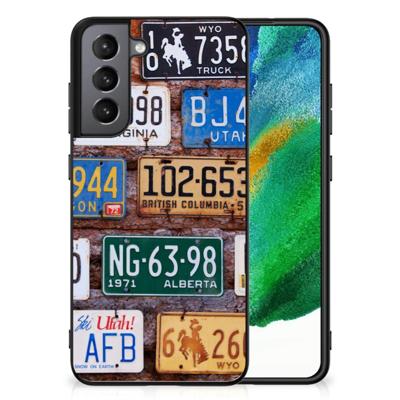 Samsung Galaxy S21FE Silicone Back Case Kentekenplaten Samsung Galaxy S21FE Silicone Back Case Kentekenplaten