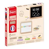 Houten schoollei - JEUJURA - Dubbelzijdig magnetisch: krijt en uitwisbare viltstift - thumbnail