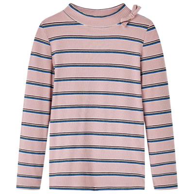 Kindershirt met lange mouwen gestreept 128 lichtroze Kindershirt met lange mouwen gestreept 128 lichtroze
