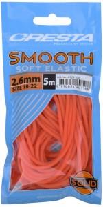 Cresta Smooth Soft Elastic 2.6 mm Fluo Orange 5 m