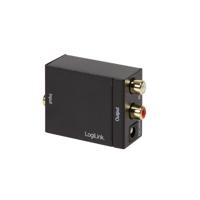 LogiLink CA0100 LogiLink - Digital-Analog-Audiowandler Toslink / Cinch Audio Adapter Zwart - thumbnail