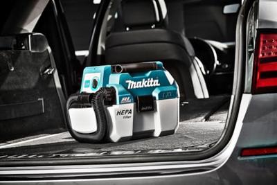 Makita DVC750LZX3 Accu Stofzuiger + Vloeistoffilter 18V Basic Body