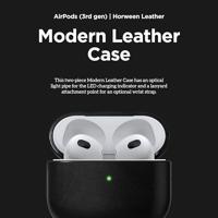Nomad Modern lederen hoesje AirPods (3rd gen) - Black - thumbnail