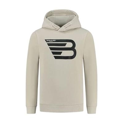 Ballin Amsterdam Logo Hoodie Kids Sand - Maat 128 - Kleur: Sand | Soccerfanshop