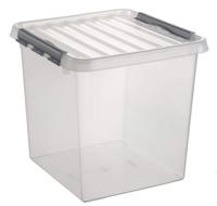Sunware Q-line box 38 liter transp/metaal - thumbnail