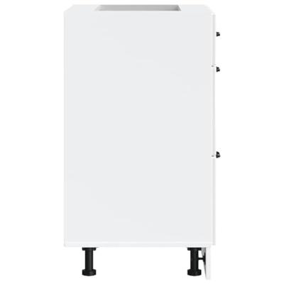 Keuken onderkast Lucca bewerkt hout hoogglans wit Keuken onderkast Lucca bewerkt hout hoogglans wit