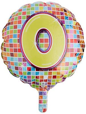 Verjaardags folieballon 0 jaar