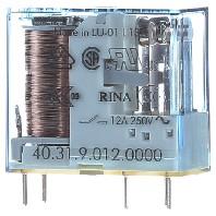 Finder 40.31.9.006.0000 Printrelais 6 V/DC 12 A 1x wisselcontact 1 stuk(s) - thumbnail