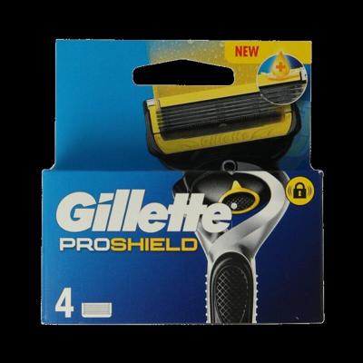 Gillette Proshield yellow blades 4 Stuks
