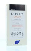 Phytocolor Permanente Haarkleuring 4 Chatain Intense en Natuurlijke Kleur - thumbnail