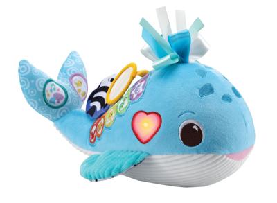 VTech Baby Knuffel en Leer Walvis + Licht en Geluid