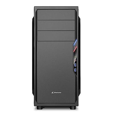 Sharkoon vs4-v midi tower behuizing (zwart | 2x usb-a)