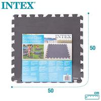 Intex 29084 Krystal Clear Zwembadtegels 8 Stuks Grijs - thumbnail
