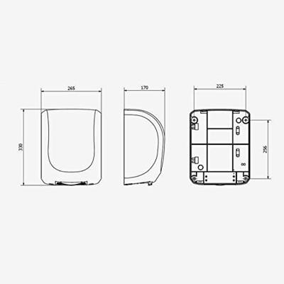 Jofel Jofel Ave ultra fast automatische handdroger - zilvergrijs