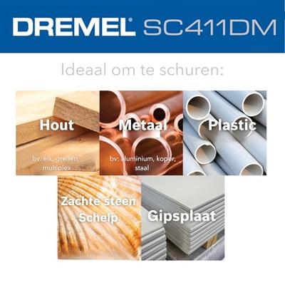 Dremel S411DM, MAX Schuurschijven (3x) - 2615S411DM - thumbnail