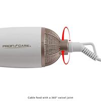 ProfiCare PC-HAS 3011 Heteluchtborstel Warm Champagne, Wit 800 W - thumbnail