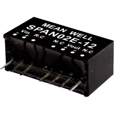 MEAN WELL SPAN02C-03 DC/DC-convertermodule 500 mA 2 W Aantal uitgangen: 1 x Inhoud 1 stuk(s)