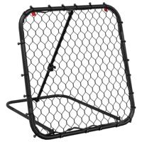 Voetbalrebounder verstelbaar 84x73x60-80 cm staal zwart - thumbnail