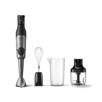 Philips Home HR2683/00 Staafmixer 1200 W Mixstaaf voor soep, Met garde, Met maatbeker, Met hakmolenopzet, Traploze snelheidsinstelling Zwart, Zilver - thumbnail