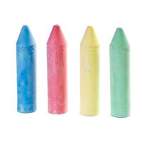 Clown super stoepkrijt 4 stuks - thumbnail