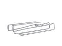 Metaltex Ophangbare Keukengereihouder 8x28x6 cm Zilver - thumbnail