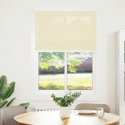 VidaXL Plissé rolgordijn 95x150 cm stofbreedte 94,4 cm polyester crème VidaXL Plissé rolgordijn 95x150 cm stofbreedte 94,4 cm polyester crème