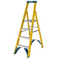 Fiberglass Trap Werner platform stepladder | 1x4 - 7170418 - thumbnail