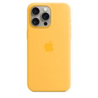 Apple Silicone MagSafe Case iPhone 15 Pro Max Sunshine - thumbnail