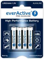 Alkaline batterijen AAA / LR03 everActive Pro - 4 stuks (blister) - thumbnail