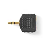 Stereo Audioadapter | 3,5 mm male - 2x 3,5 mm female | 10 stuks | Zwart - thumbnail