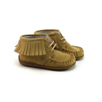 Bardossa loopschoentjes Moc-flex Camel-23