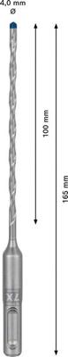 Bosch Accessoires Expert SDS plus-7X hamerboor 4 x 100 x 165 mm - 1 stuk(s) - 2608900058