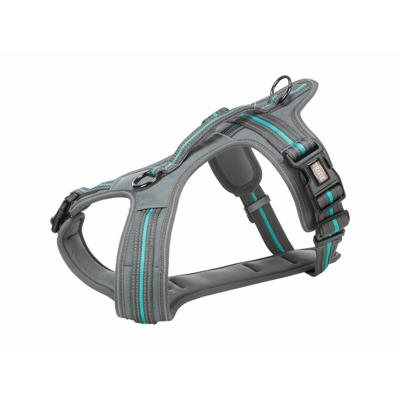TRIXIE HONDENTUIG FUSION TOURING GRAFIET GRIJS / OCEAAN BLAUW 51-66X3 CM