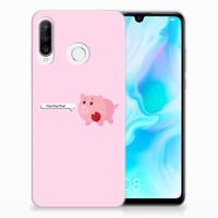 Huawei P30 Lite Telefoonhoesje met Naam Pig Mud - thumbnail