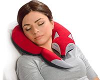 Leschi nekkussen Peter de vos - rood/zwart - thumbnail