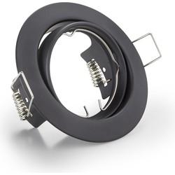 Trio Ronde inbouwspot Jura GU10 8,3cm zwart 650100132