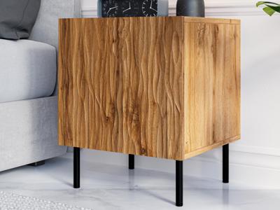 Set van 2 nachtkastjes JUNATO 1 deur wotan eik Set van 2 nachtkastjes JUNATO 1 deur wotan eik