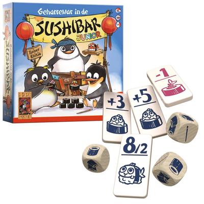 Geharrewar in de Sushibar Junior