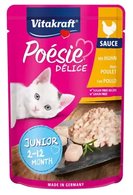 Poesie delisauce kip junior 85g Vitakraft - Vitakraft