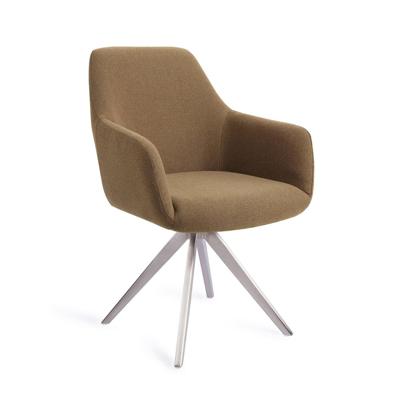 Jesper Home Eetkamerstoel 'Hiroo' Draaibaar, Turn Steel, kleur Willow